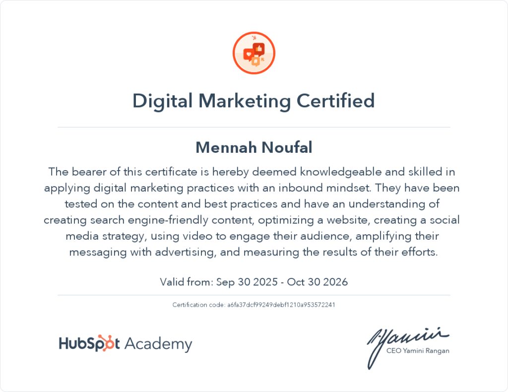certification image